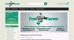 Desktop Screenshot of festogfarver.dk