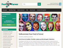 Tablet Screenshot of festogfarver.dk